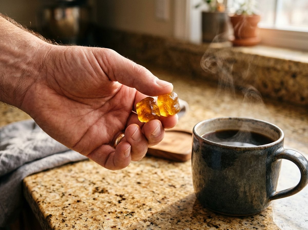 Two gummies with your morning coffee.