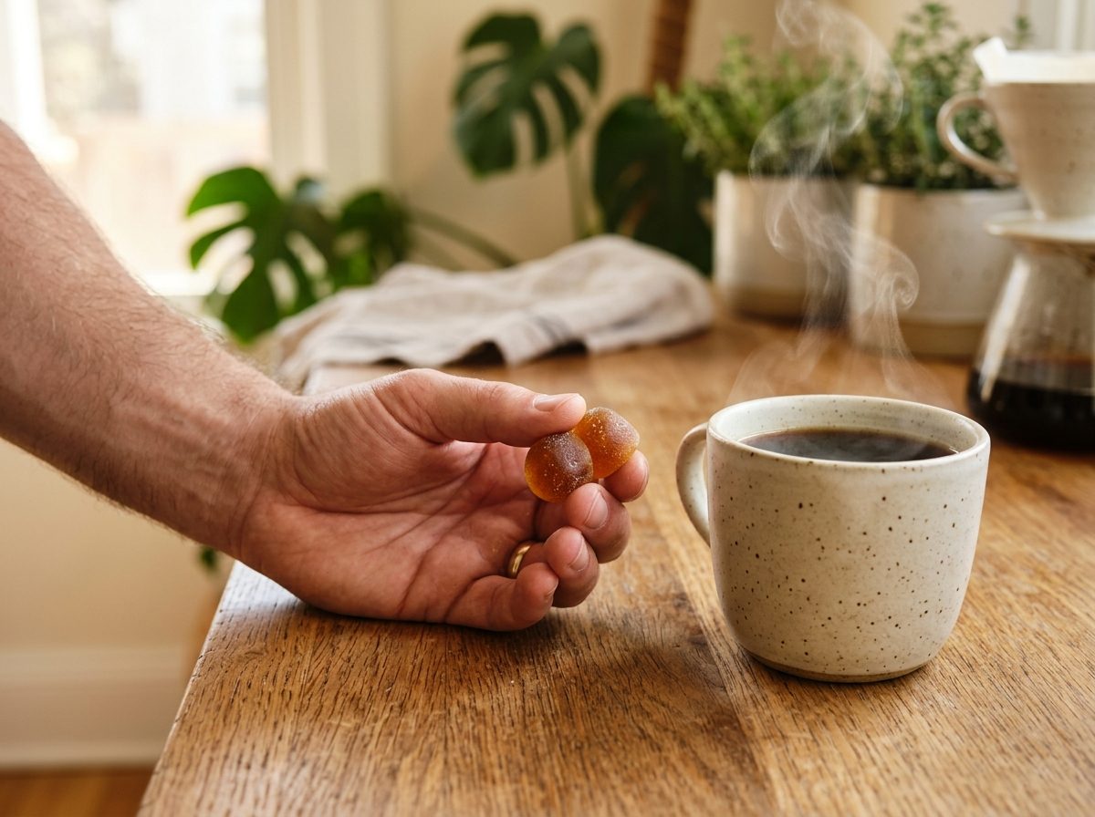 Ten seconds alongside your morning coffee.